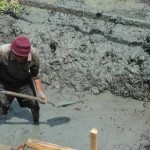 Digging Foundation of Building Addition