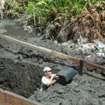 Removing Water from Holes dug for Foundation