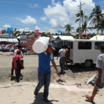 Unloading water filters