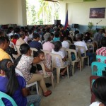 Overflow Crowd in new Lawaan church