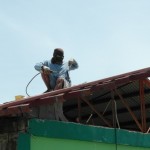 Welding on Roof